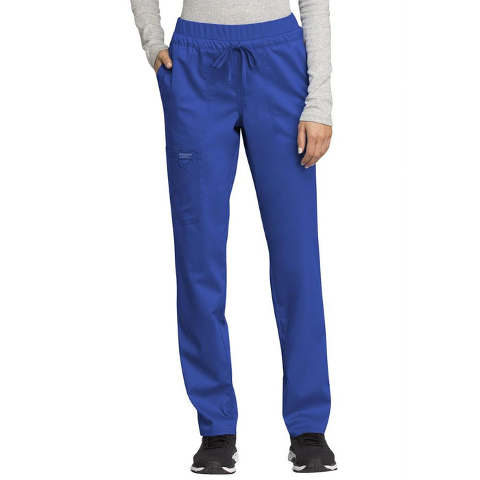 Cherokee Mid Rise Tapered Leg Drawstring Pant