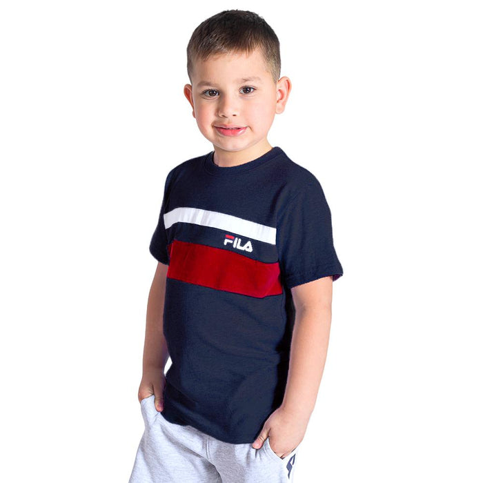 Fila Remeras Ninhos Fence_T_Shirts Fila_Navy/Fila_Red/White