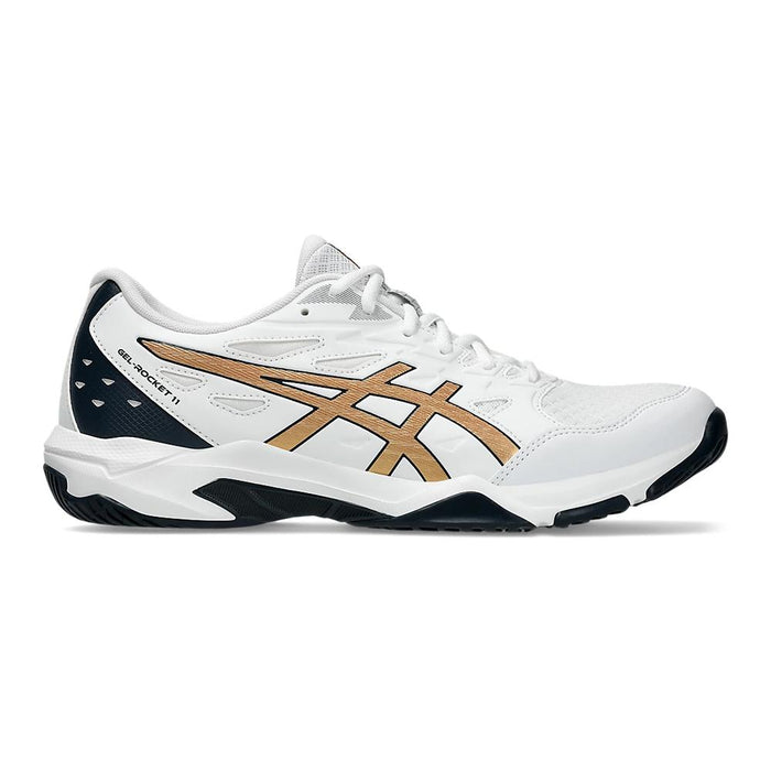 Asics Deportivos Masculino Voley Gel_Rocket_11 White/Pure_Gold