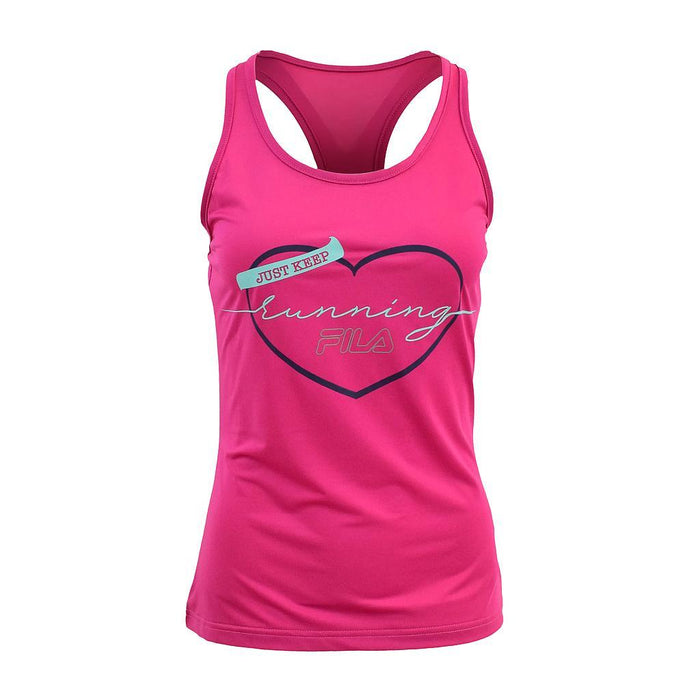 Fila Musculosas Femenino Running T22165 Fuchsia_Rose/Aruba_Blue/Fila_Navy