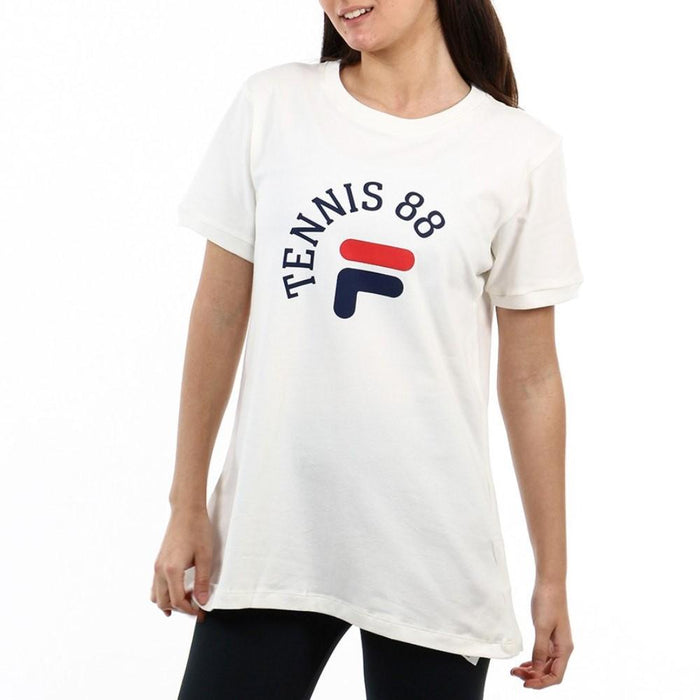 Fila Remera Femenino Court_Club Crema