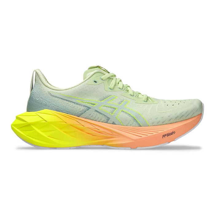 Asics Deportivos Masculino Running Novablast_4_Paris Cool_Matcha/Safety_Yellow