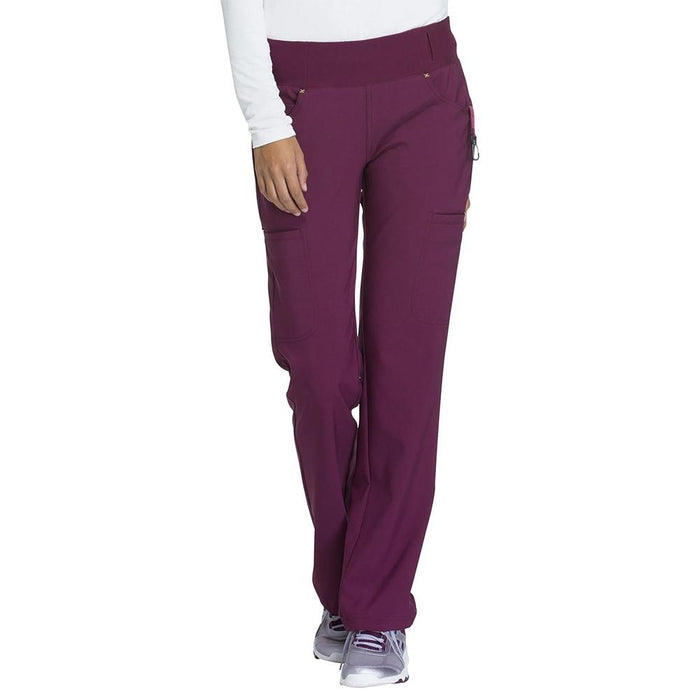 Cherokee Mid Rise Straight Leg Pull-on Pant