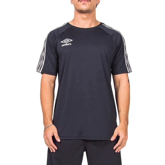 Umbro Masculino T-Shirts Tradicional_Tape Negro