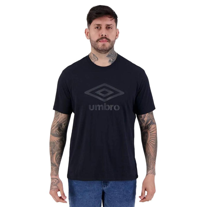 Umbro Remeras Masculino Moda Essential_Comfy Negro