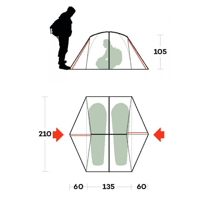 FERRINO GRIT 2 TENT