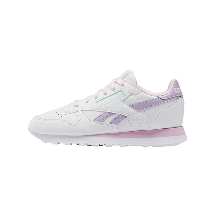 Reebok Lifestyle Niños Cl_Lthr Ftwr_White/Pixel_Pink/Purple_Oasis