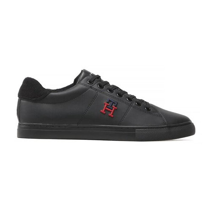 Tommy Hilfiger Casual Masculino Core_Vulc_Varsity Monogram Black