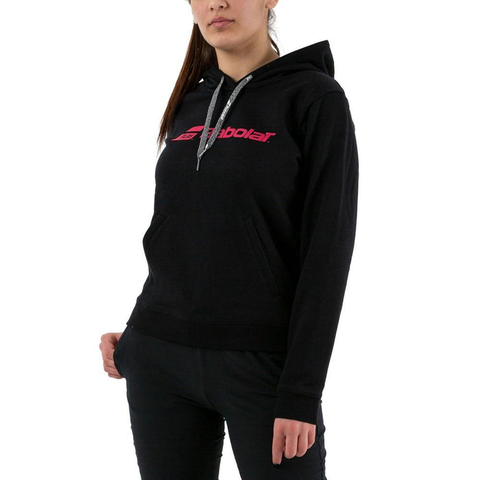 Babolat All_Sports Sweat Femenino Exercise_Hood_Sweat Black/Black