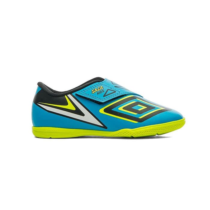 Umbro Indoor Ninhos Futbol V_Kids Azul_Electrico/Lima/Negro