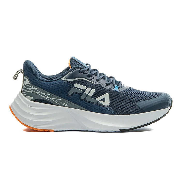 Fila Deportivos Masculino Running Racer_Comet Marino/Tangerine/Cinza