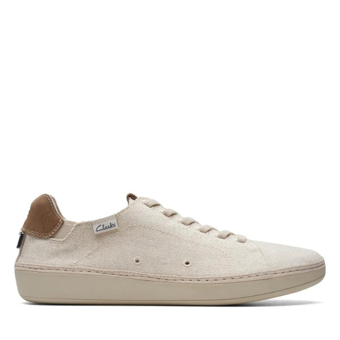 Clarks Casual Masculino Higley_Lace Sand Canvas