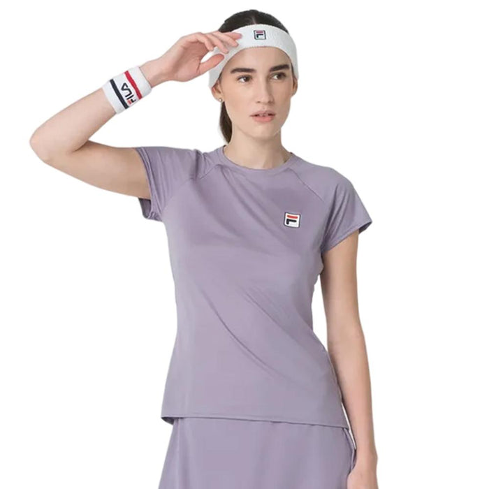 Fila Remeras Femenino Tenis Tennis_Basic Gray_Lilac