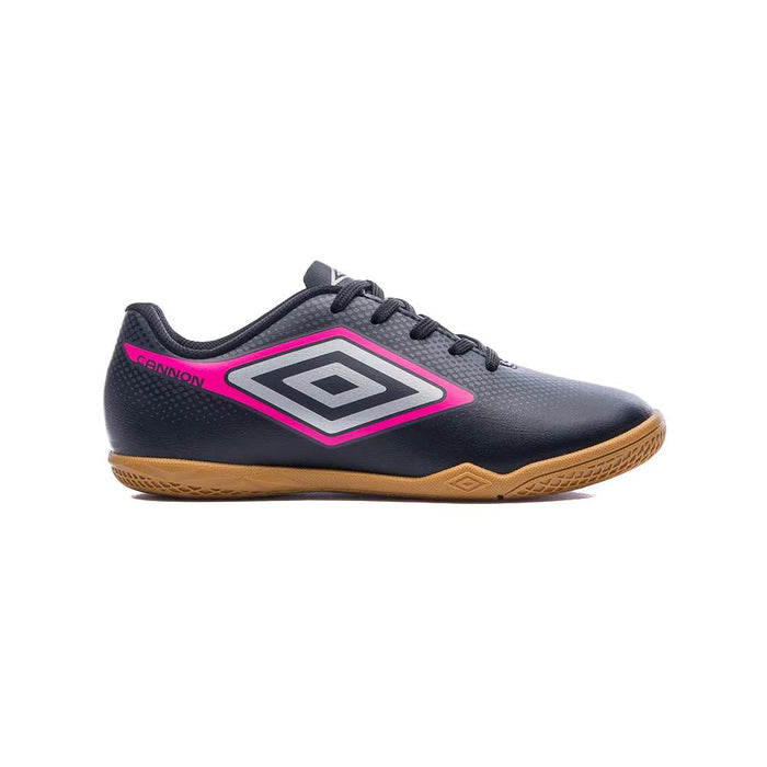 Umbro Indoor Ninhos Futbol Cannon_Jr Negro/Gris/Rosa