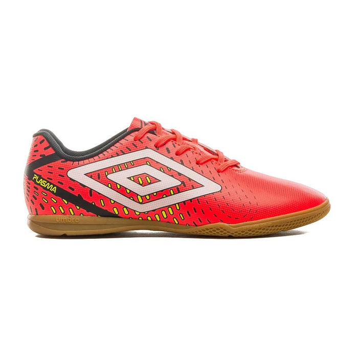 Umbro Futbol_Indoor Masculino Plasma Coral/Blanco/Negro