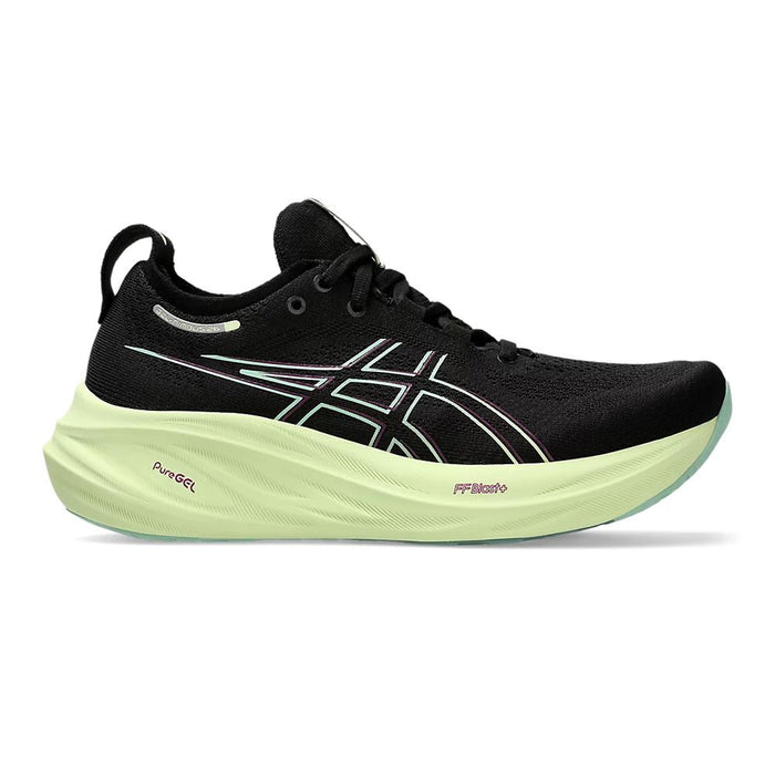 Asics Deportivos Femenino Running Gel_Nimbus_26 Black/Cool_Matcha