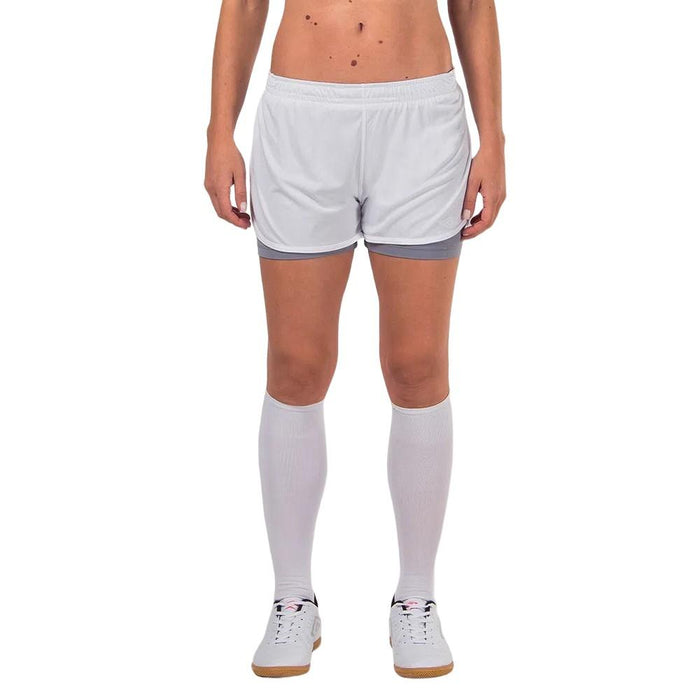 Umbro Femenino Short TWR_Double_New White/Grey