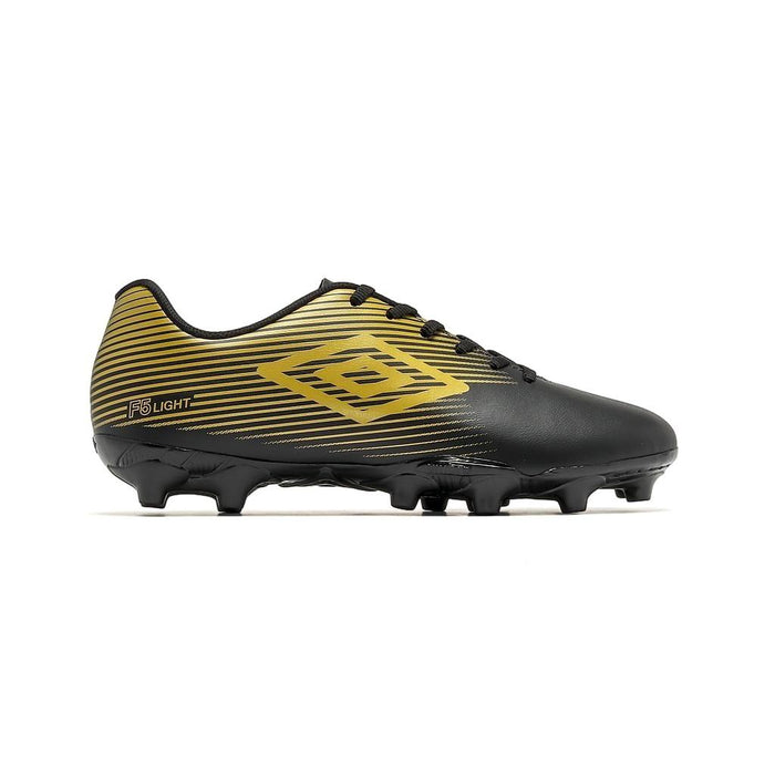 Umbro Futbol Campo Masculino F5_Light Black/Rich_Gold