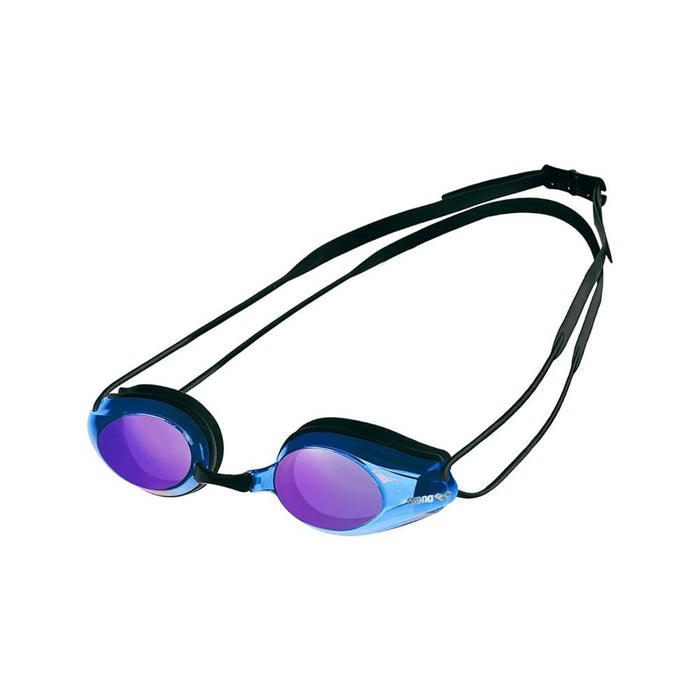 Arena Lentes_Natacion Unisex Tracks_Mirror Black_Blue_Multi_Black