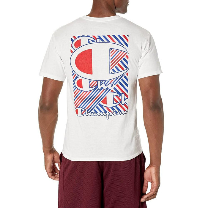 Champion T-Shirt Masculino Classic_Graphic_Tee White