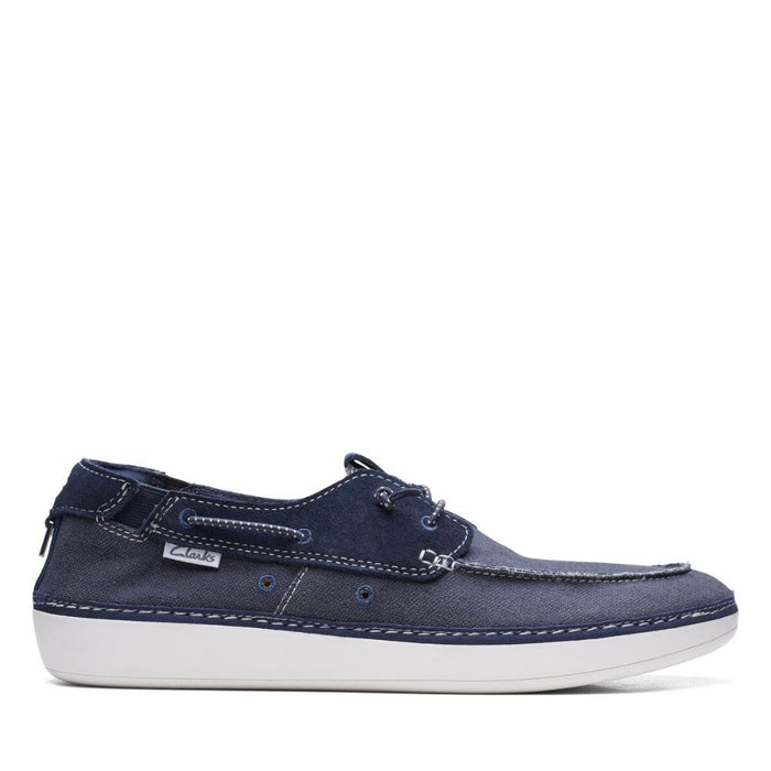 Clarks Casual Masculino Higley_Tie Navy Combi