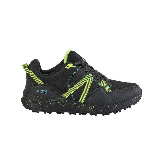 Avia Deportivos Niños Running Avi_Upstate_Lw Black/Safety_Yellow/Waterfall