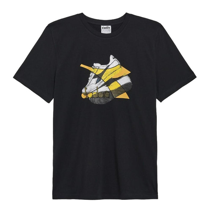 Diadora T-Shirt Masculino T-Shirt_SS_Archive Black