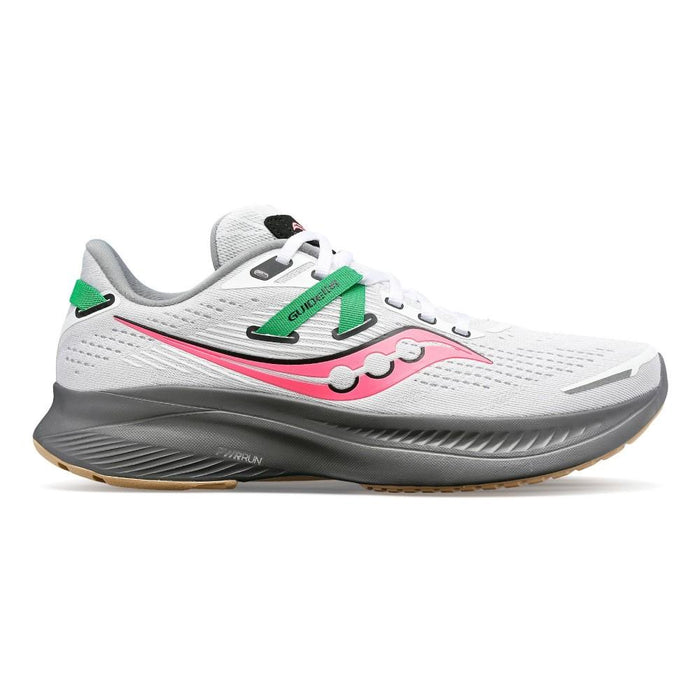 Saucony Running Femenino Guide_16 White/Gravel