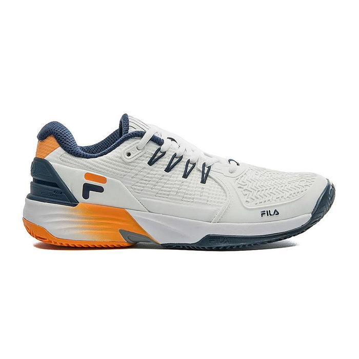 Fila Masculino Tenis Float_Verve_Clay Blanco/Tangerine/Marino