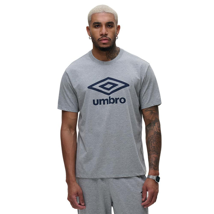 Umbro Remeras Masculino Moda Essential_Comfy Mescla_Medio