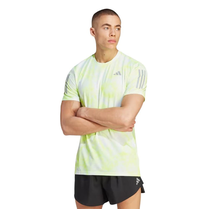 Adidas Remeras Masculino Otr_Tee_Aop Verde Limon