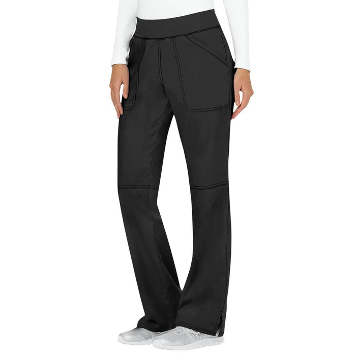 Cherokee Mid Rise Straight Leg Pull-on Pant