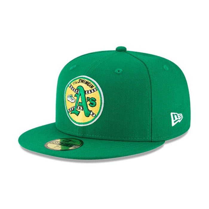 New_Era Gorros MLB 59Fifty Oakland_Athletics Green/Yellow/Grey