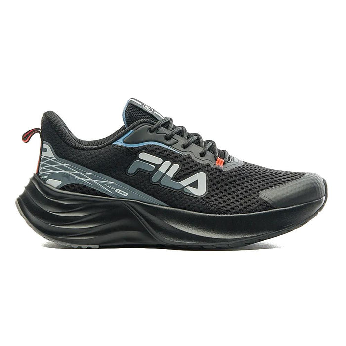 Fila Deportivos Masculino Running Racer_Comet Negro/CoronetBlue/Coral