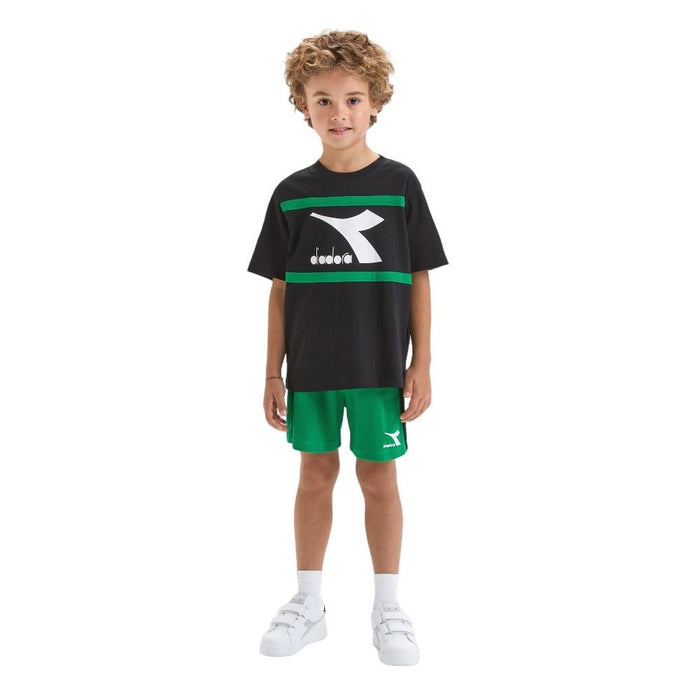 Diadora Conjuntos Junior Set_Ss_Sport_Art Black