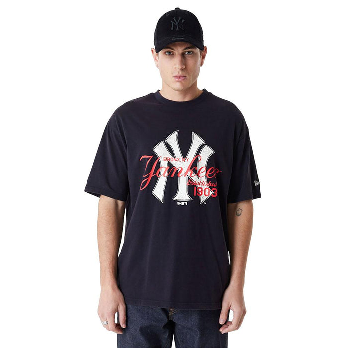 New_Era Remeras MLB New_York_Yankees Lifestyle_Oversized Navy