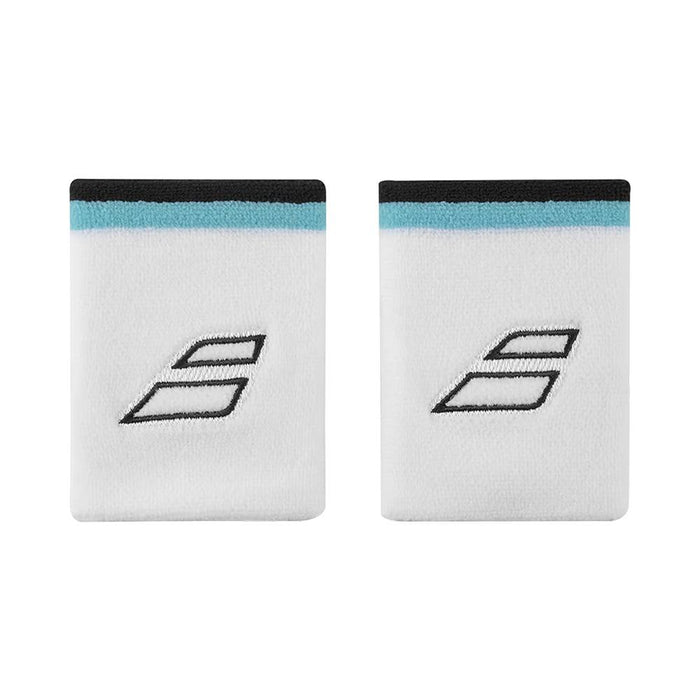 Babolat Tenis Munhequeras Terry_Jumbo_Wristband White/Estate_Blue