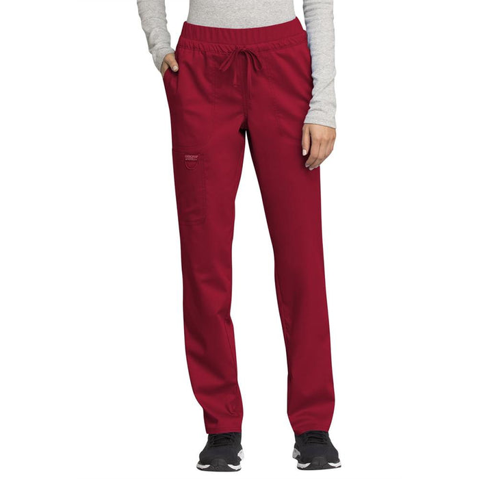 Cherokee Mid Rise Tapered Leg Drawstring Pant