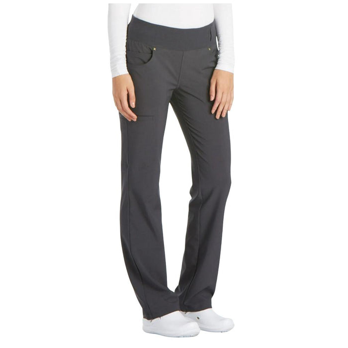 Cherokee Mid Rise Straight Leg Pull-on Pant