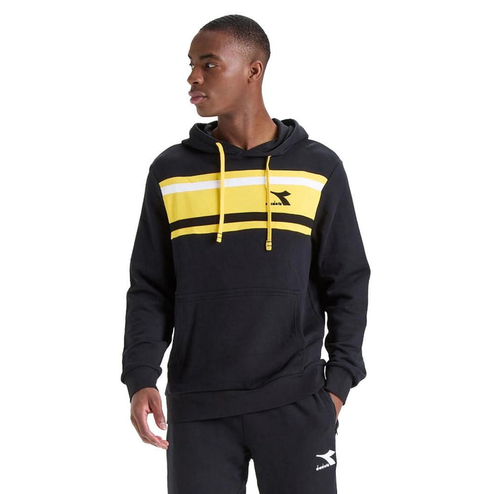 Diadora Hoddie Masculino Hoodie Slam Black