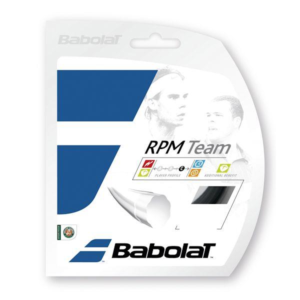 Babolat Tenis Cuerdas RPM_Team_12M Negro