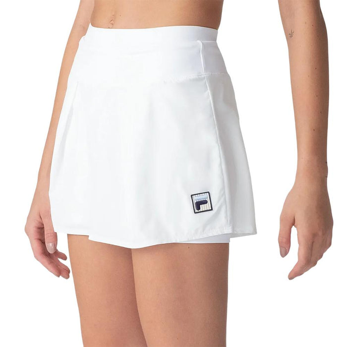 Fila Polleras Femenino Tennis Skort_Tennis_Game_Basic White