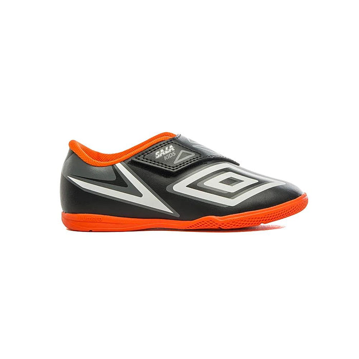 Umbro Futbol Indoor Sala_V_Kids Negro/Blanco/Naranja_