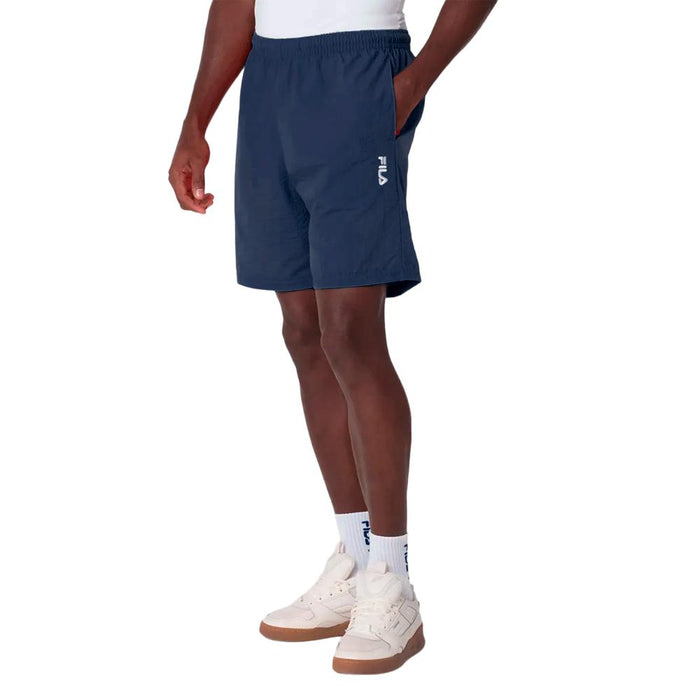 Fila Bermudas Masculino Moda Basic Navy/White