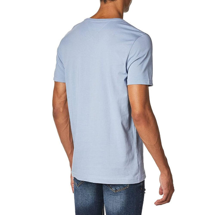 Tommy Hilfiger T-Shirt Masculino Wcc_Essential_Cotton_Tee Daybreak_Blue