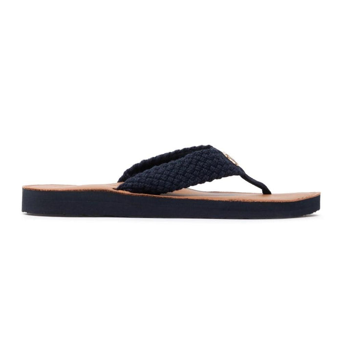 Tommy Hilfiger Zapatillas Femenino Th_Leather_Footbed_Beach_Sand Desert_Sky