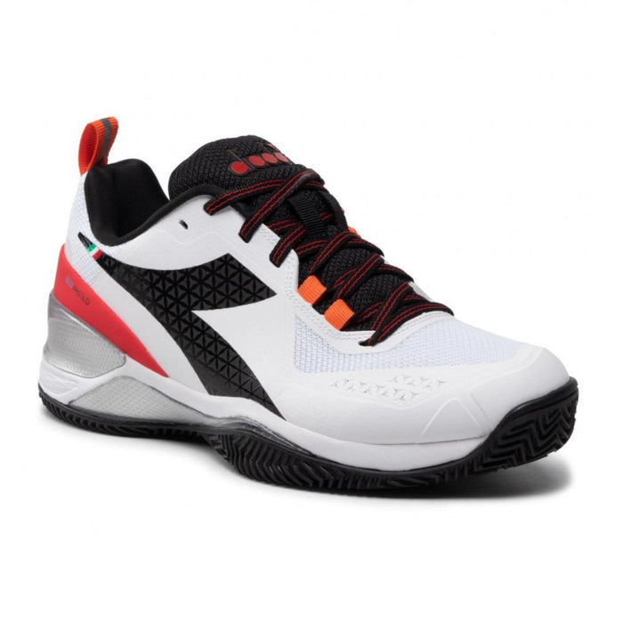 Diadora Tenis Masculino Blushield_Torneo_Clay Black/White/Fiery_Red