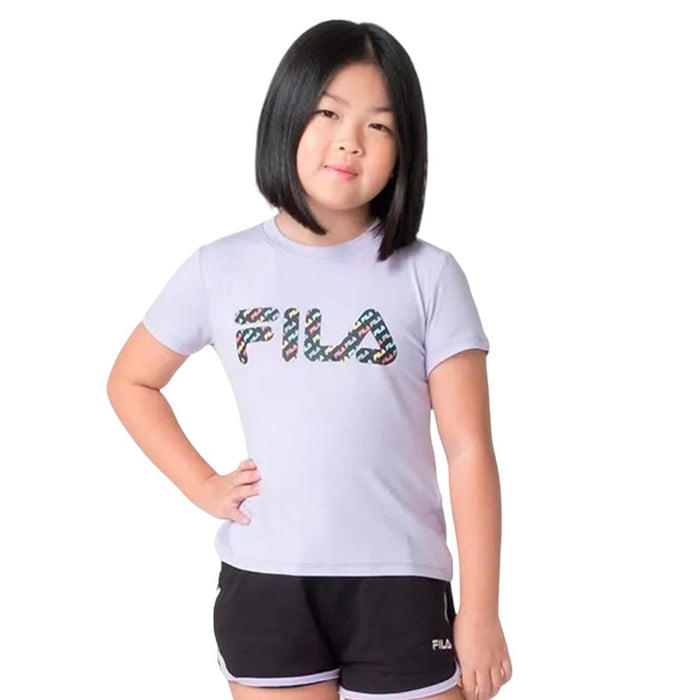 Fila Remeras Ninhos Moda Letter_Slim Pastel_Lilac