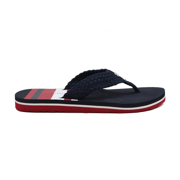 Tommy Hilfiger Zapatillas Femenino Th_Stripy Flat_Beach_Sandal Desert_Sky