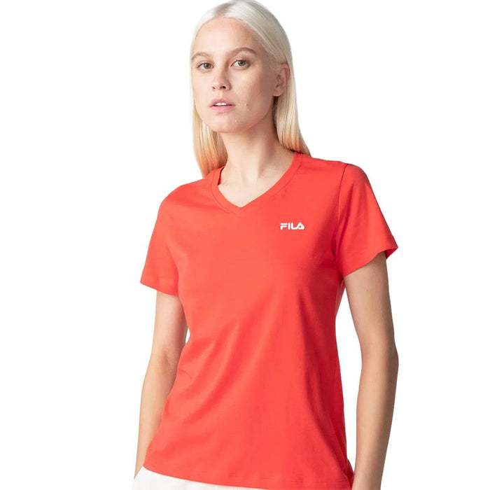 Fila Remeras Femenino Women_T-Shirt_Basic Red Chilli